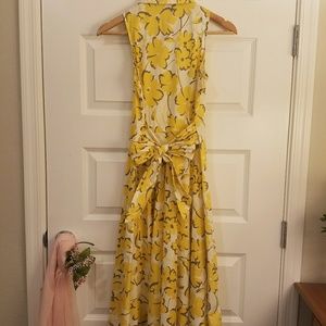 Karin Stevens Sleeveless Floral Circle Skirt Dress